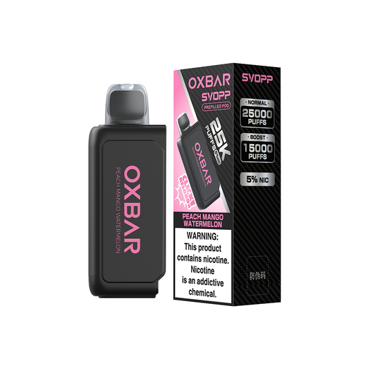 Oxbar Svopp ~ Peach Mango Watermelon (Pod-System) (25k) (2%)