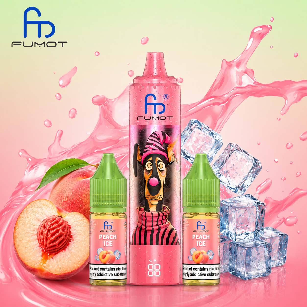 FUMOT ~ Doberman 32K ~ Peach Ice