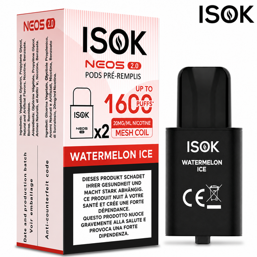 ISOK ~ Nachfüllung Neos 2.0 ~ Watermelon Ice