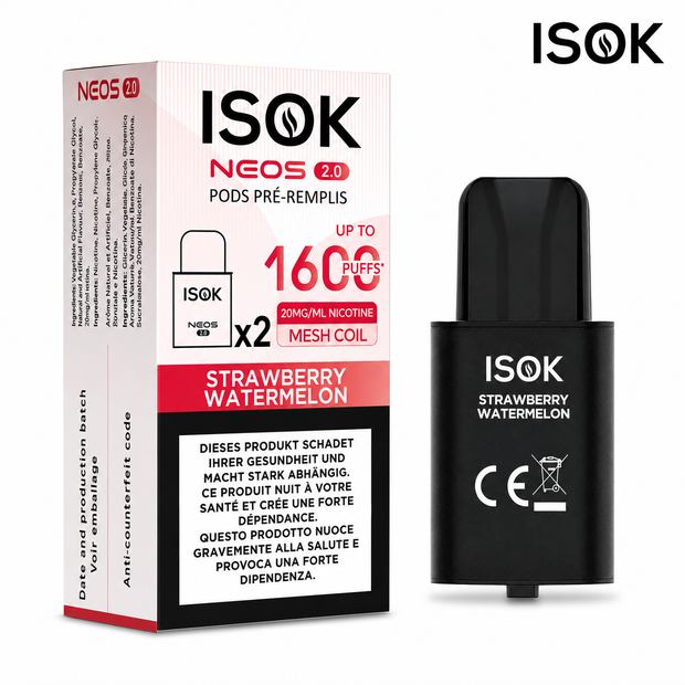 ISOK ~ Nachfüllung Neos 2.0 ~ Strawberry Watermelon
