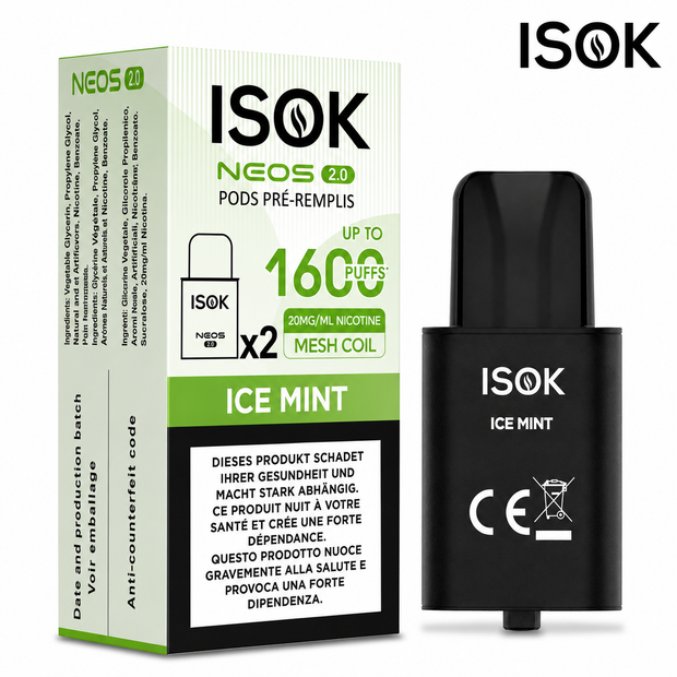 ISOK ~ Nachfüllung Neos 2.0 ~ Ice Mint