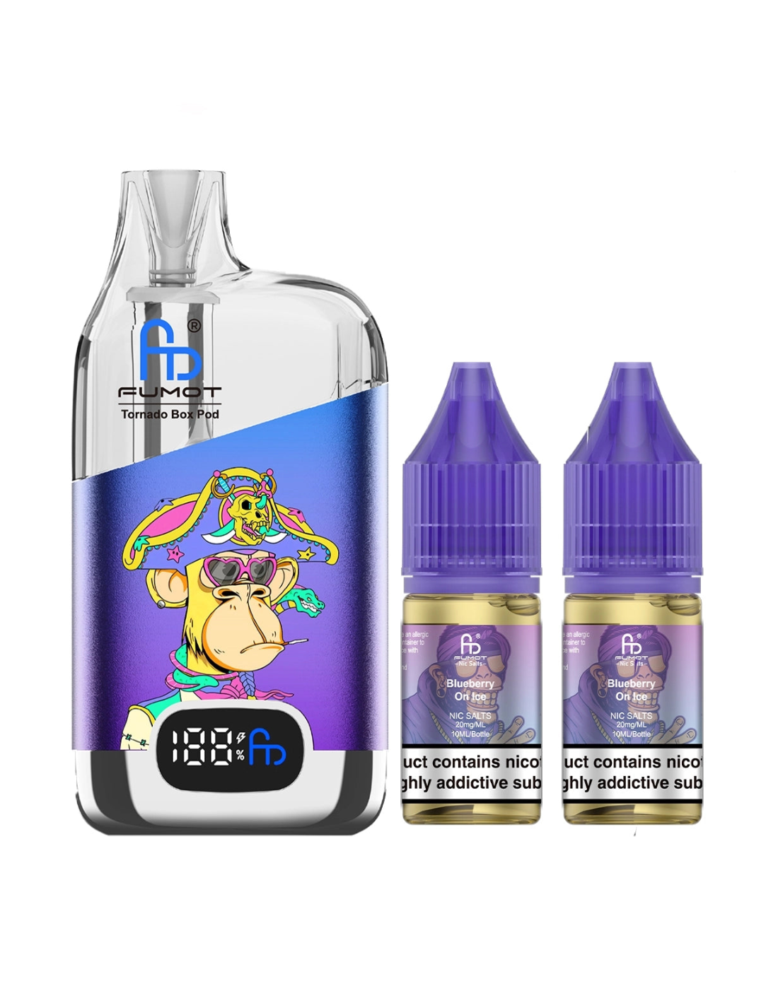 Fumot ~ Tornado Box 50K ~ Blueberry on Ice