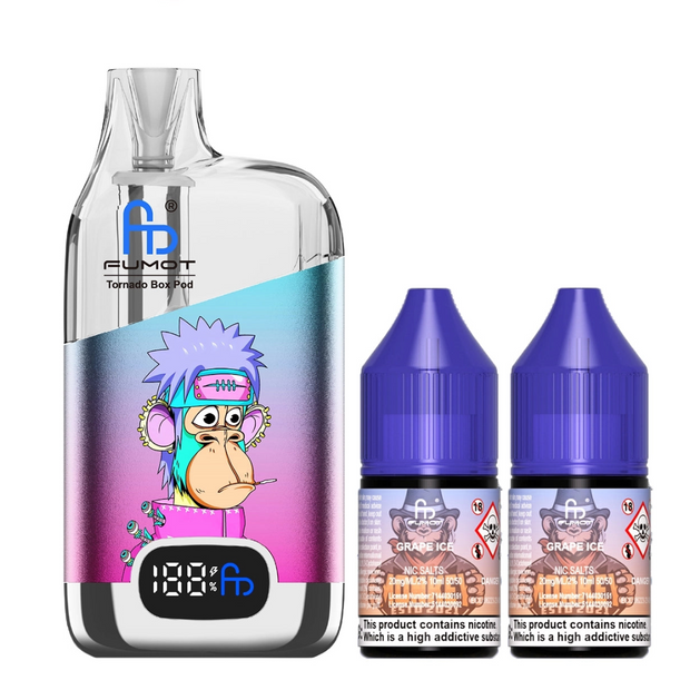 Fumot ~ Tornado Box 50K ~ Grape Ice