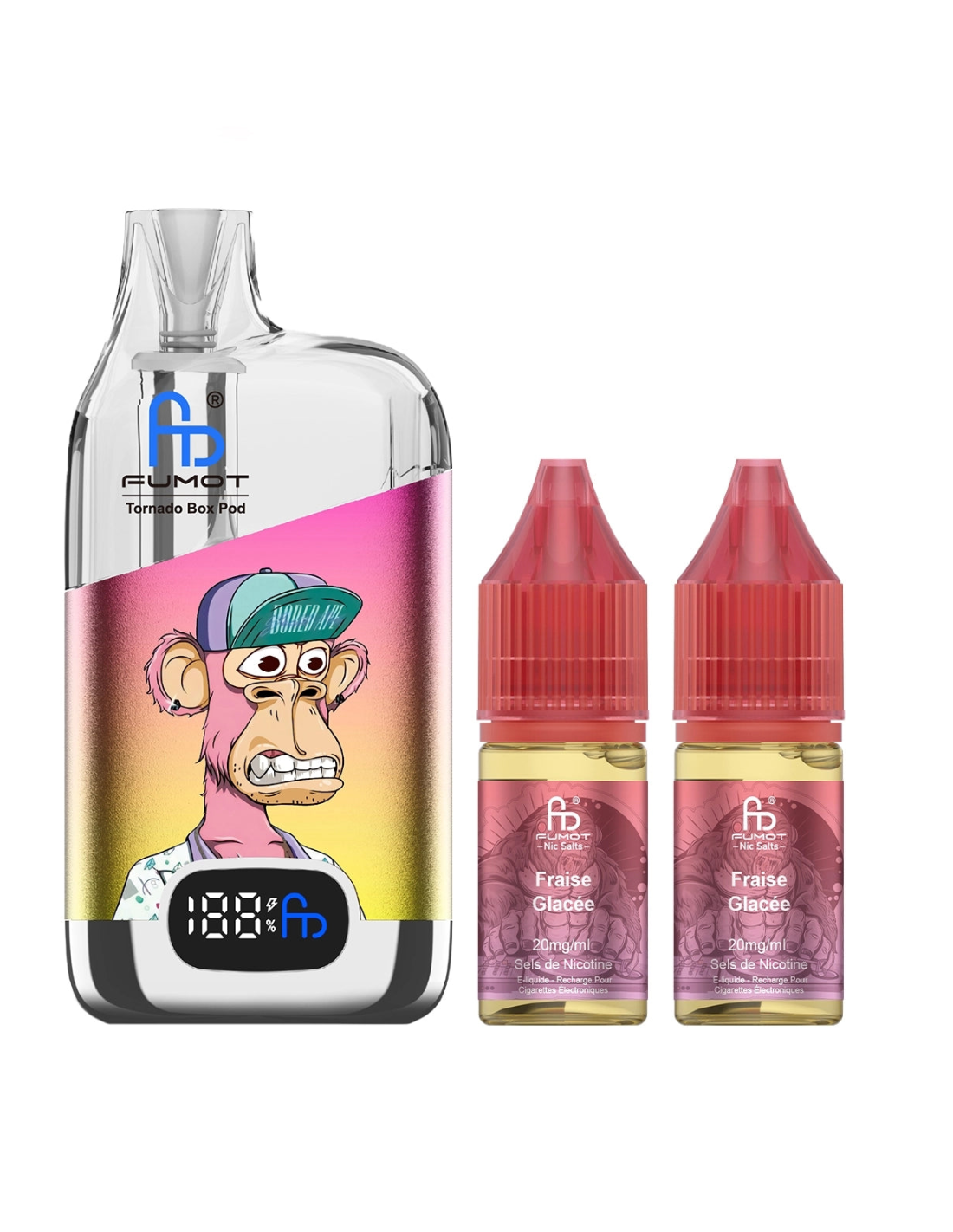 Fumot ~ Tornado Box 50K ~ Strawberry Ice