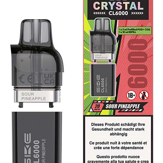 SKE ~ Crystal CL6000 (Pod) ~ Sour Pineapple
