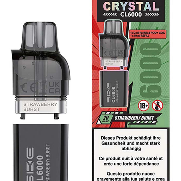 SKE ~ Crystal CL6000 (Pod) ~ Strawberry burst