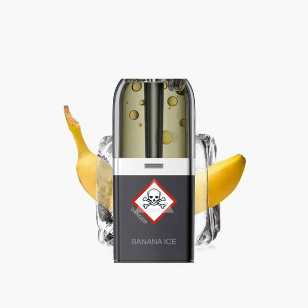 Vozol ~ Neon Plug Max ~ Banana ice (Liquid Pods)