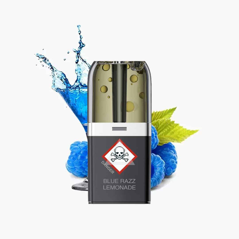 Vozol ~ Neon Plug Max ~ Blue Razz lemonade (Liquid Pods)