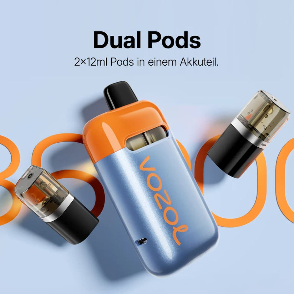 Vozol ~ Neon Plug Max ~ Frozen Strawberry Kiwi (Liquid Pods)