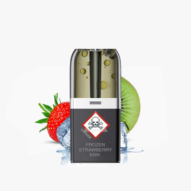 Vozol ~ Neon Plug Max ~ Frozen Strawberry Kiwi (Liquid Pods)