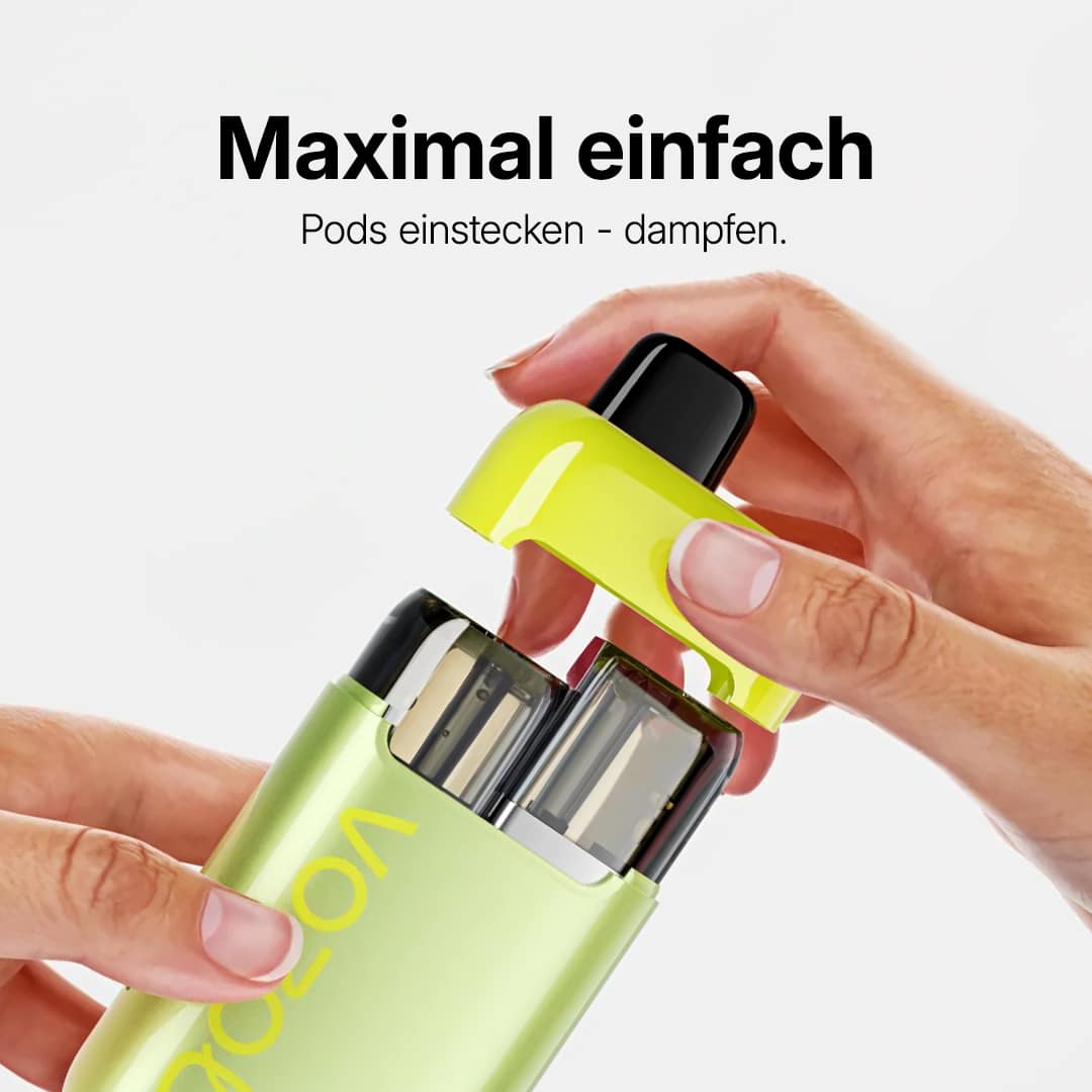 Vozol ~ Neon Plug Max ~ Frozen Strawberry Kiwi (Liquid Pods)