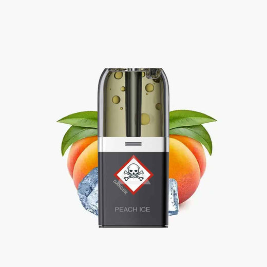 Vozol ~ Neon Plug Max ~ Peach Ice (Liquid Pods)