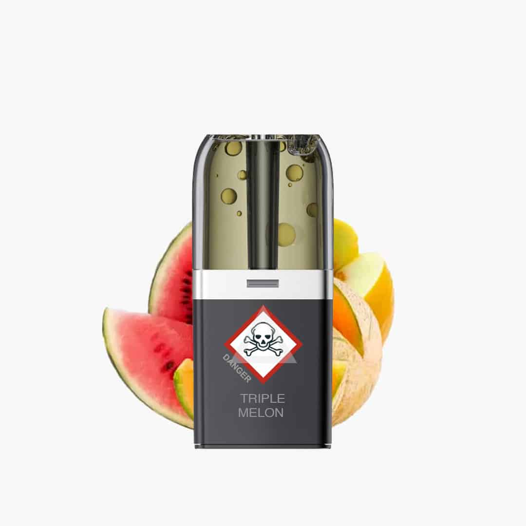 Vozol ~ Neon Plug Max ~ Triple Melon (Liquid Pods)