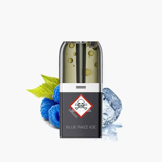 Vozol ~ Neon Plug Max ~ Blue Razz Ice (Liquid Pods)